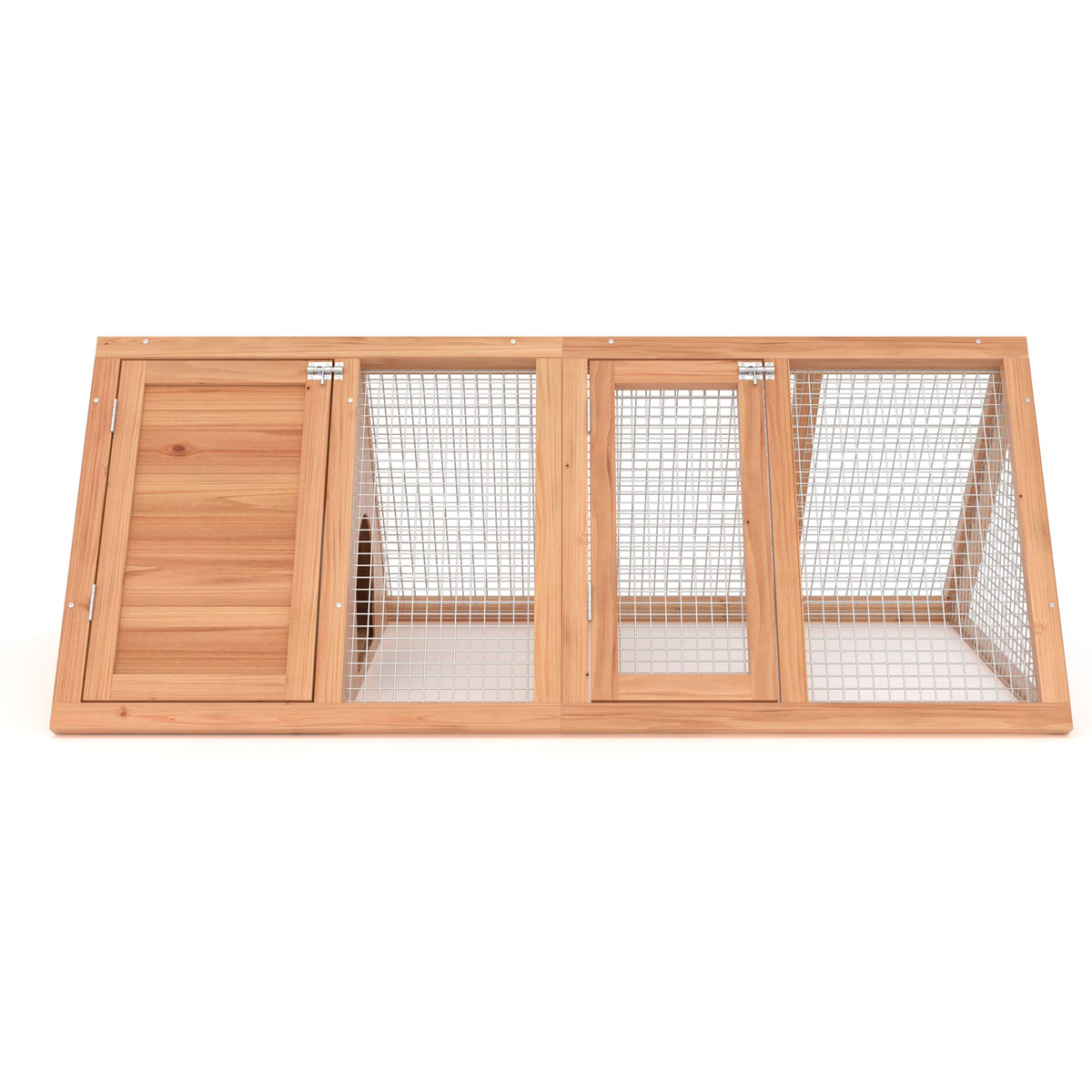 A-Frame Rabbit Hutch with Run Cage I471