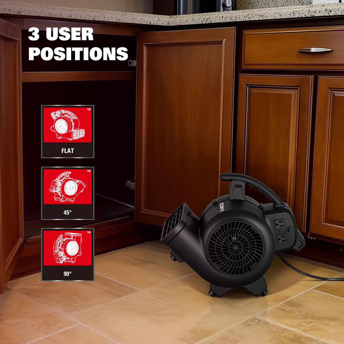 Air Mover Blower Fan 950 CFM with Timer T725