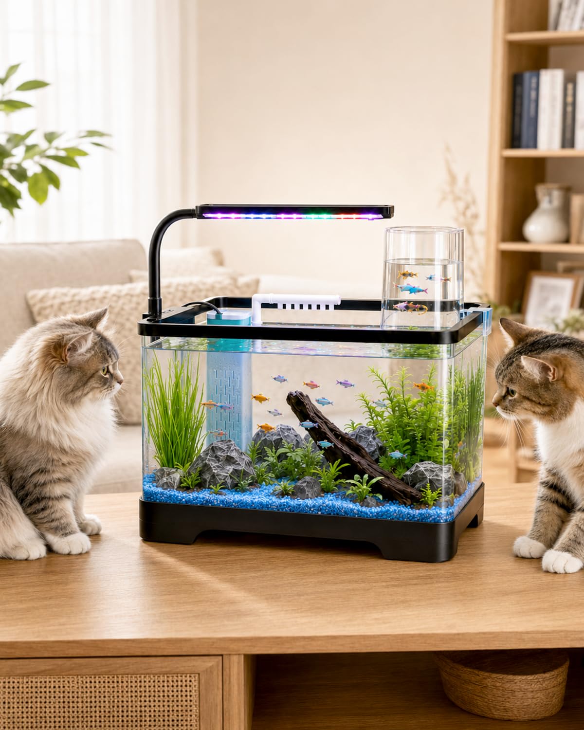 3 Gallon Acrylic Aquarium Starter Kit S39493