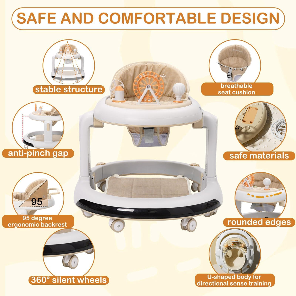 4 in 1 Foldable Baby Walker W511