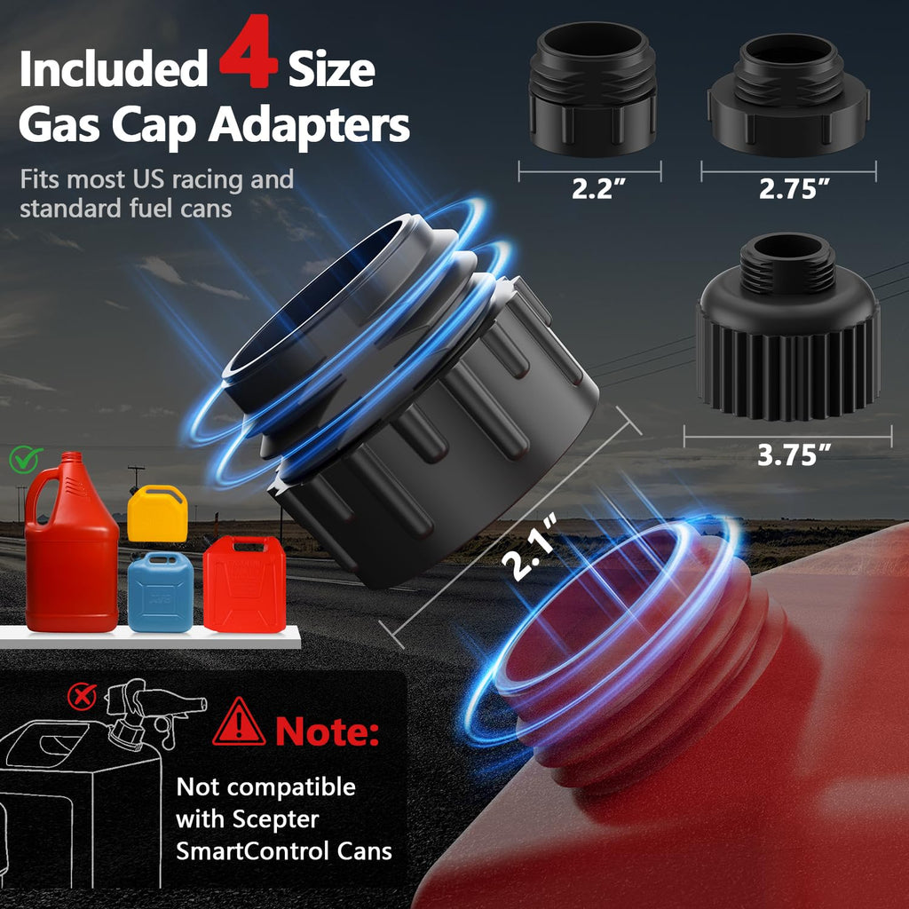 Automatic Electric Fuel Transfer Pump with Auto-Stop, 3.8GPM N875