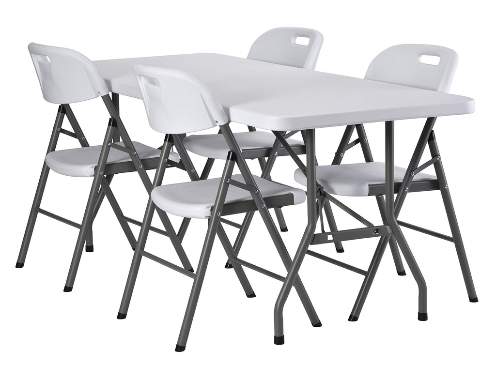 White Folding Utility Table W393