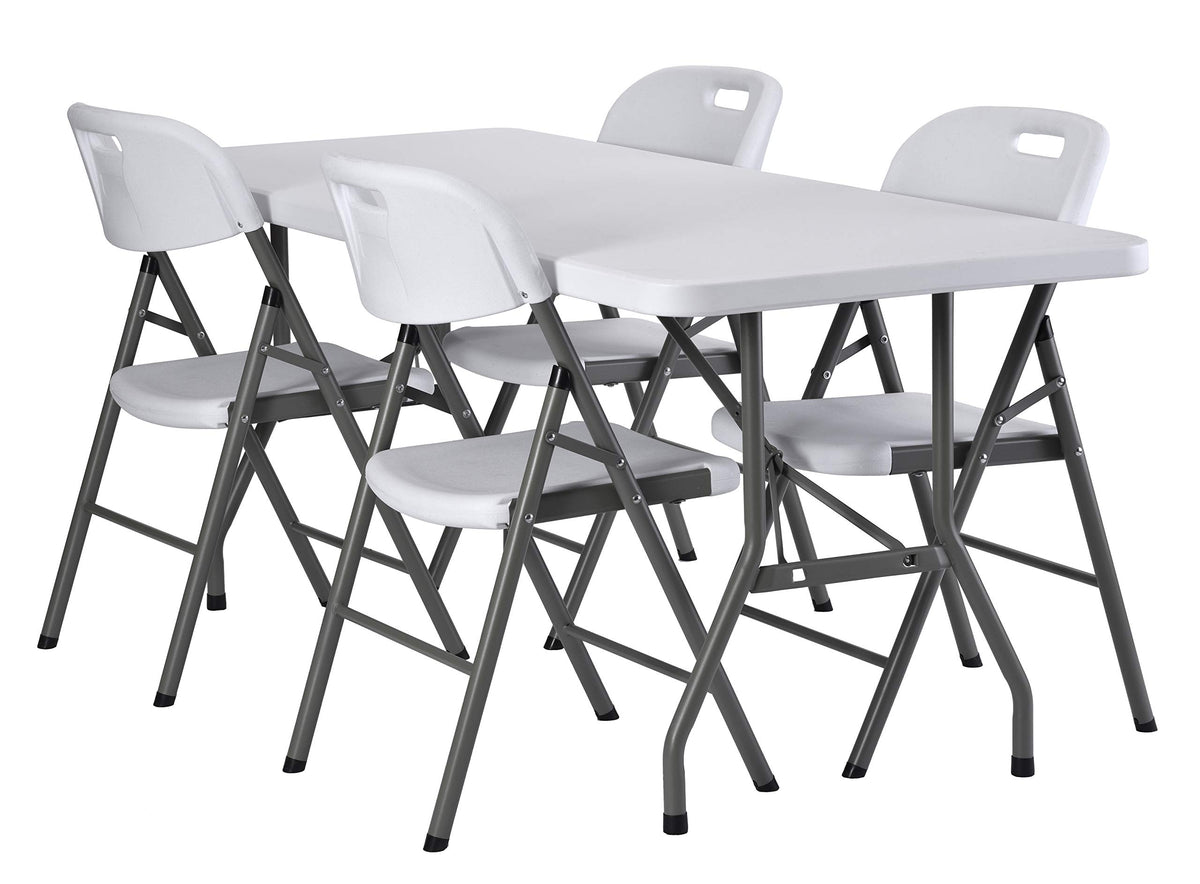 White Folding Utility Table W393