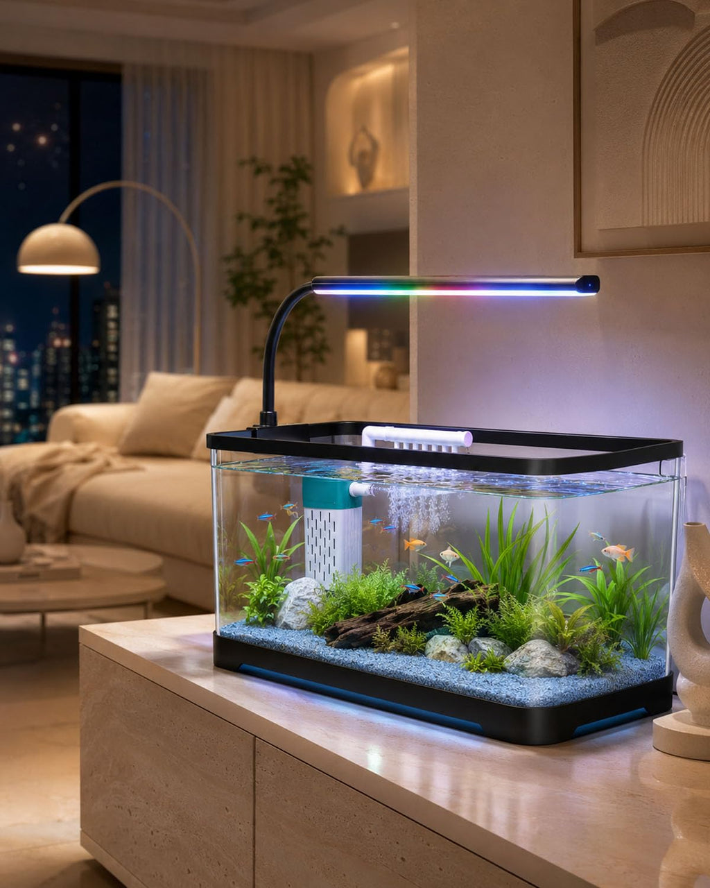 3 Gallon Acrylic Aquarium Starter Kit S39493
