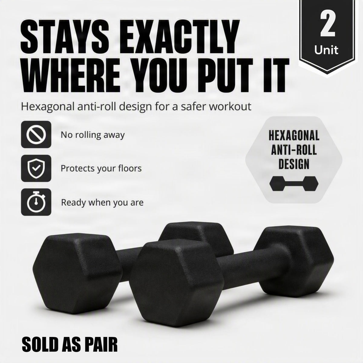 10lb Neoprene Dumbbell Pair J777
