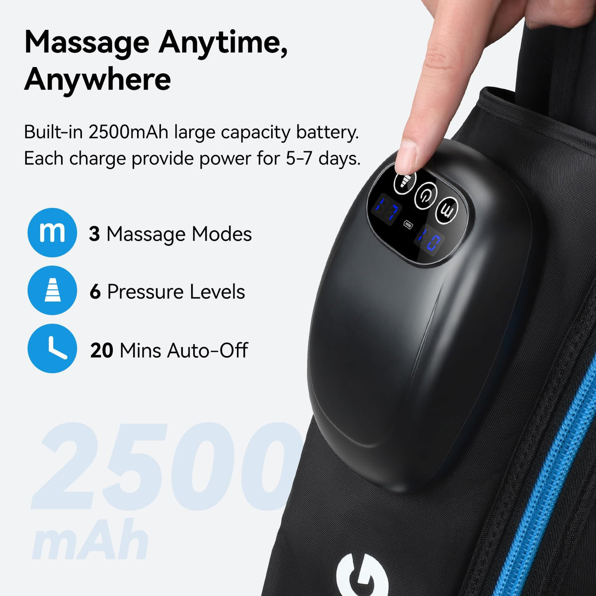 Cordless Foot and Calf Massage Boots G248