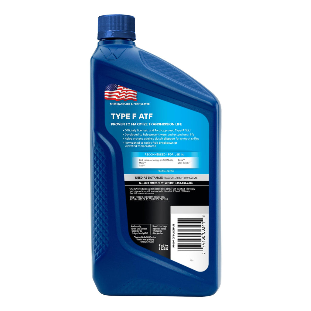 Type F Automatic Transmission Fluid 1 Quart Y12435