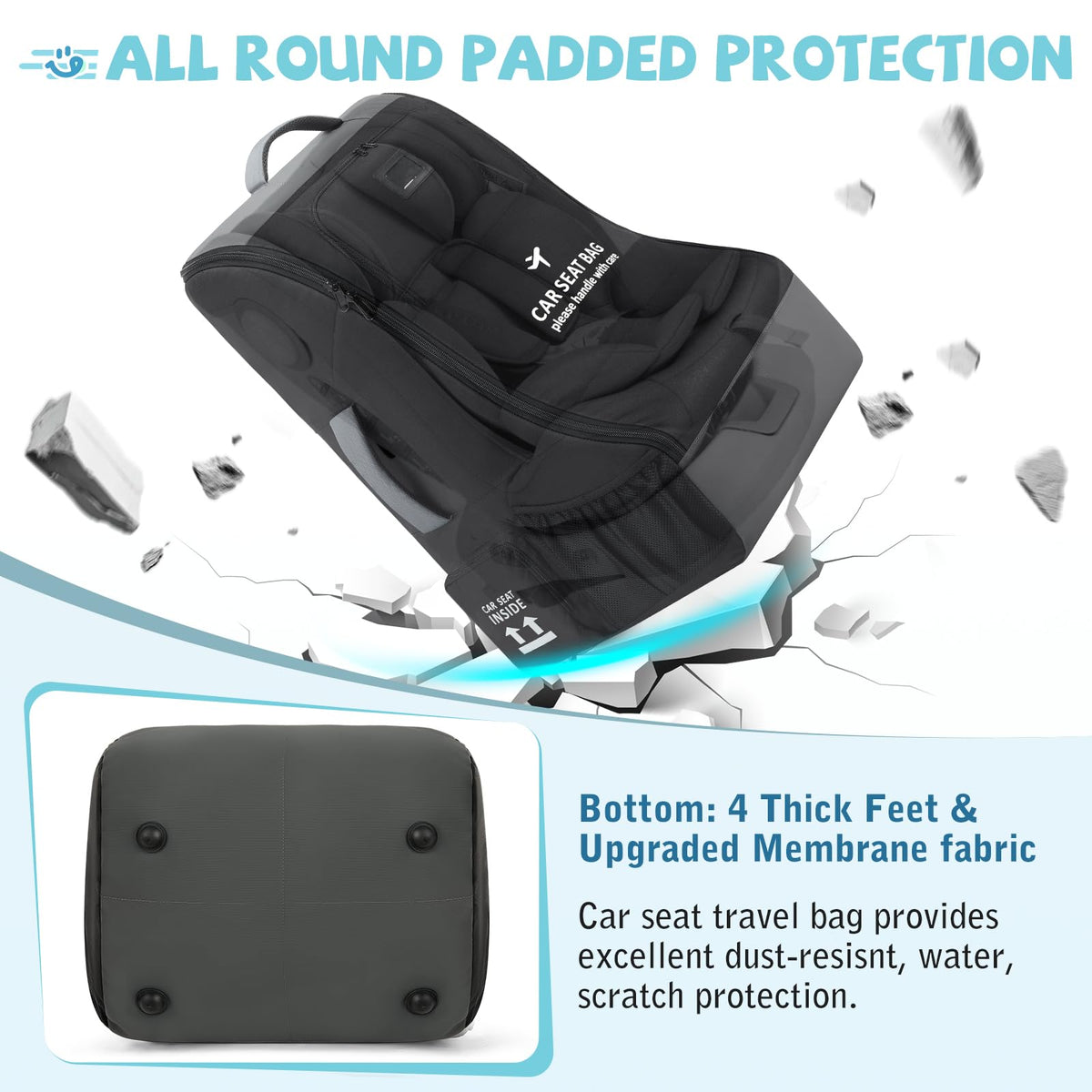 Padded Car Seat Travel Bag R981