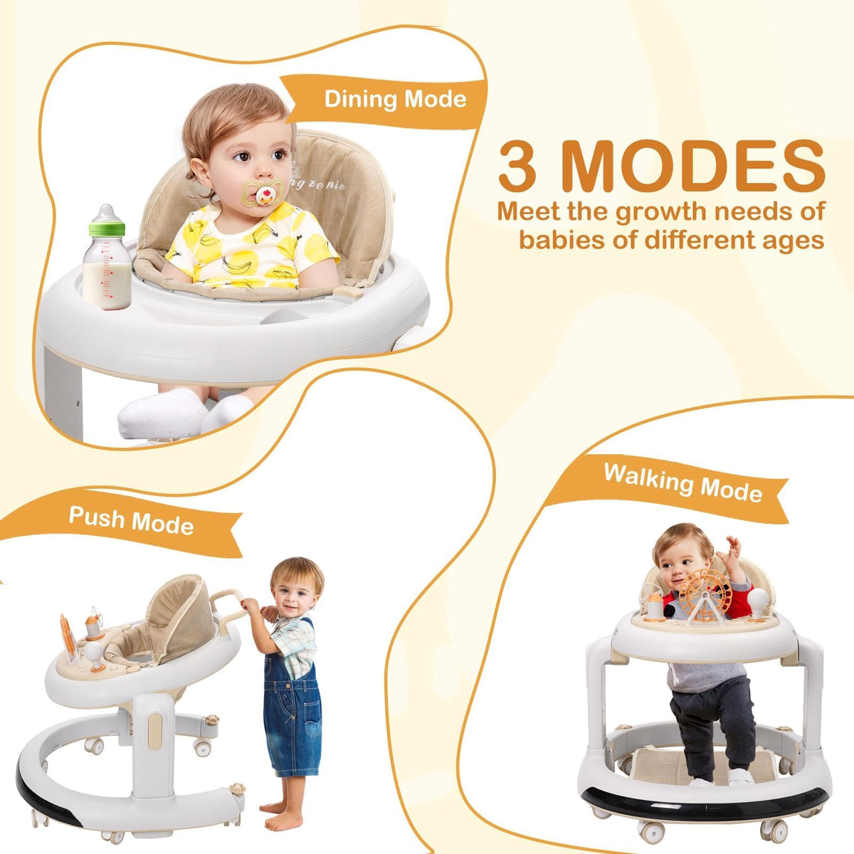 4 in 1 Foldable Baby Walker W511