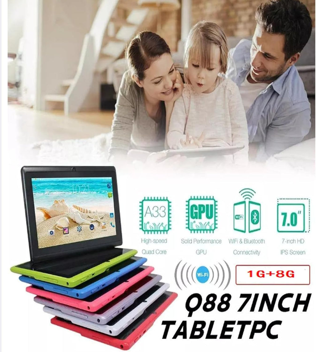 7-inch Android Tablet 1GB +8GB 3000 mAh Black Q623