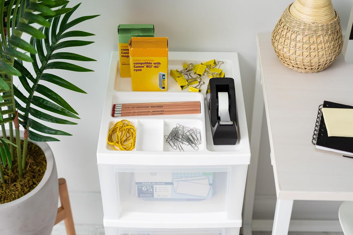 3 Drawer Rolling Storage Cart R7890