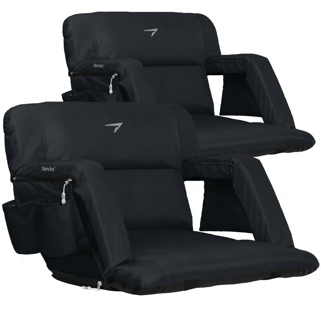 Wide Padded Bleacher Chair with Back Support E32895