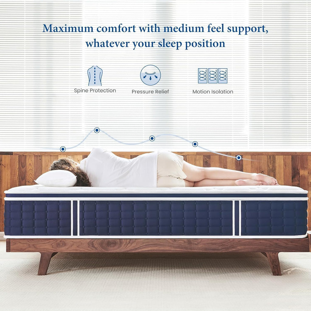 Twin XL 12 Inch Medium Firm Mattress C2601
