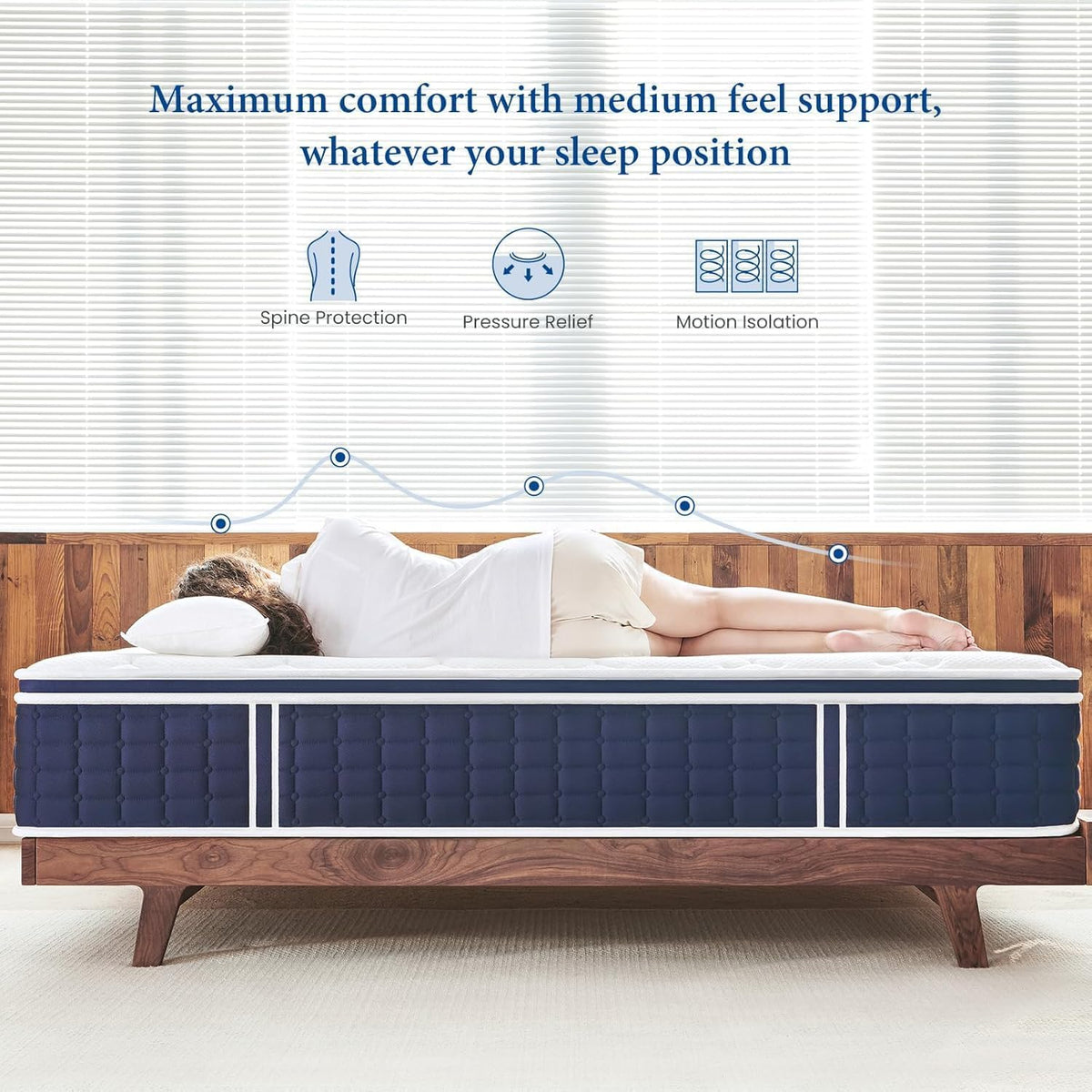 Twin XL 12 Inch Medium Firm Mattress C2601