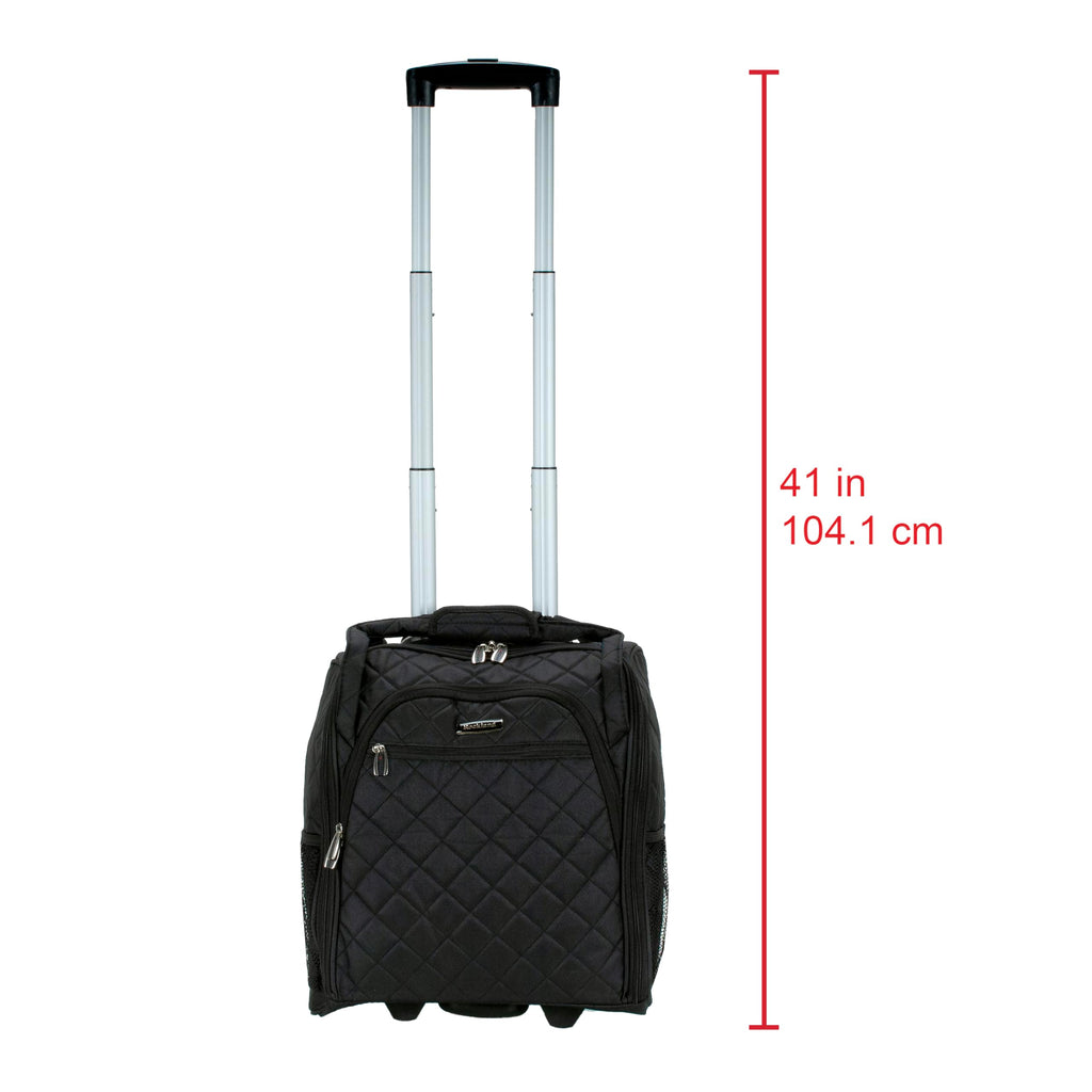 Black Wheeled Underseater Carry-On Luggage G429320