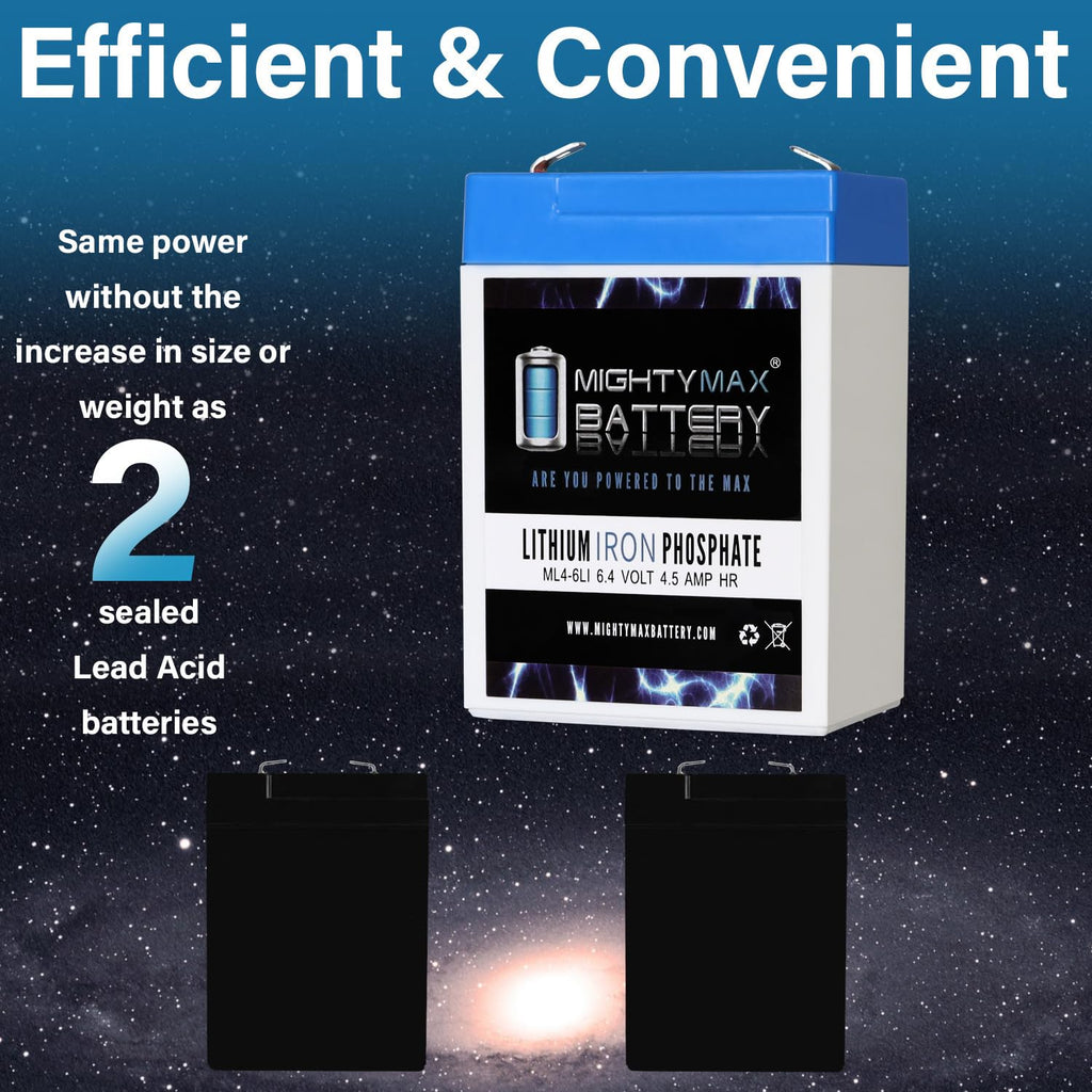 6V 4.5AH Lithium Replacement Battery M992