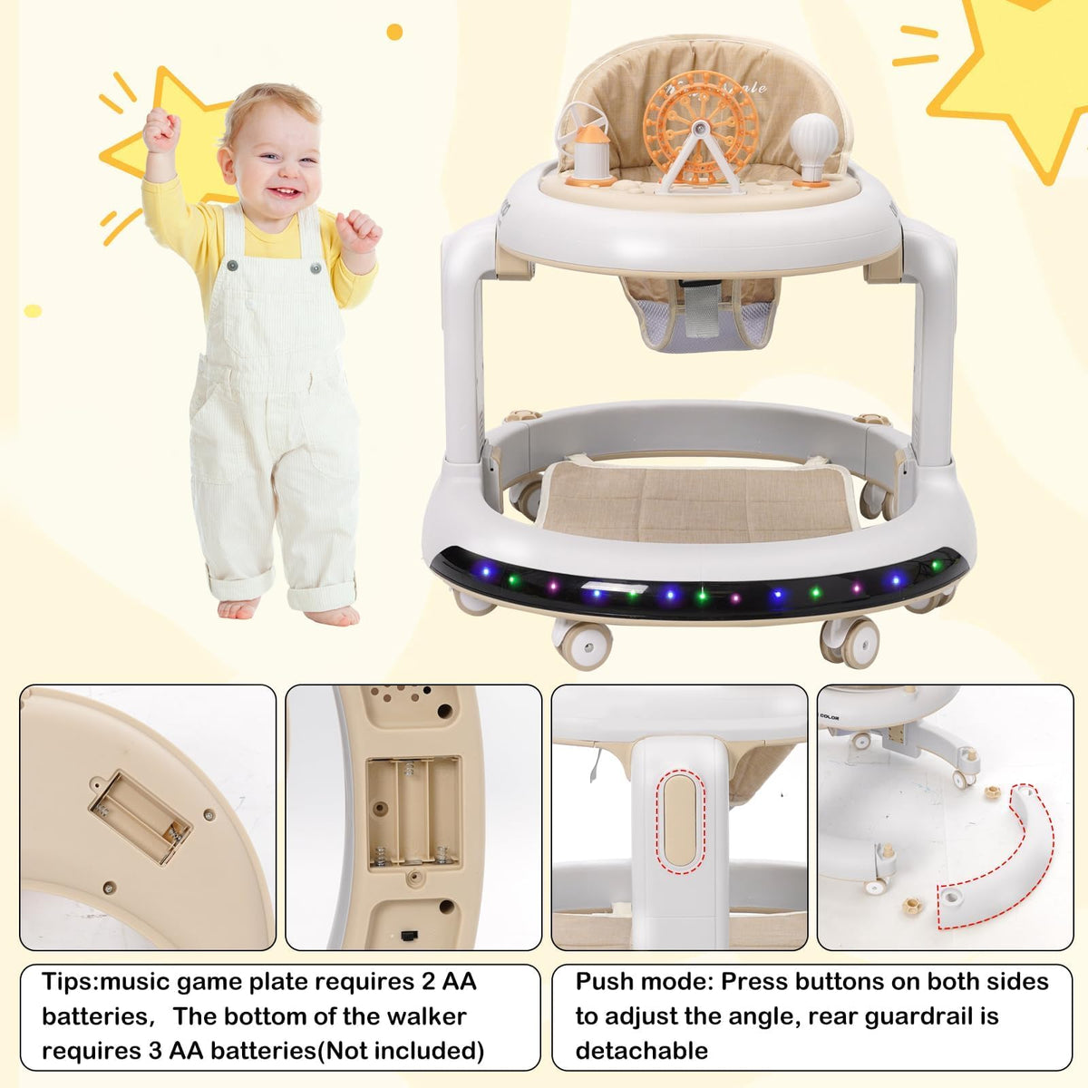 4 in 1 Foldable Baby Walker W511