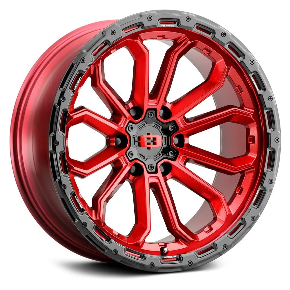 20x9 6x5.5" +12mm Red Wheel Rim R74320