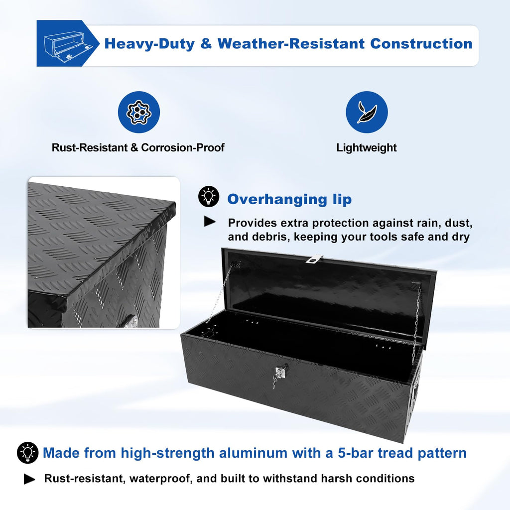 30 Inch Aluminum Truck Bed Tool Box C8400
