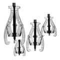 3" 4" 6" 8" 4-Piece Gear Puller Set G62463