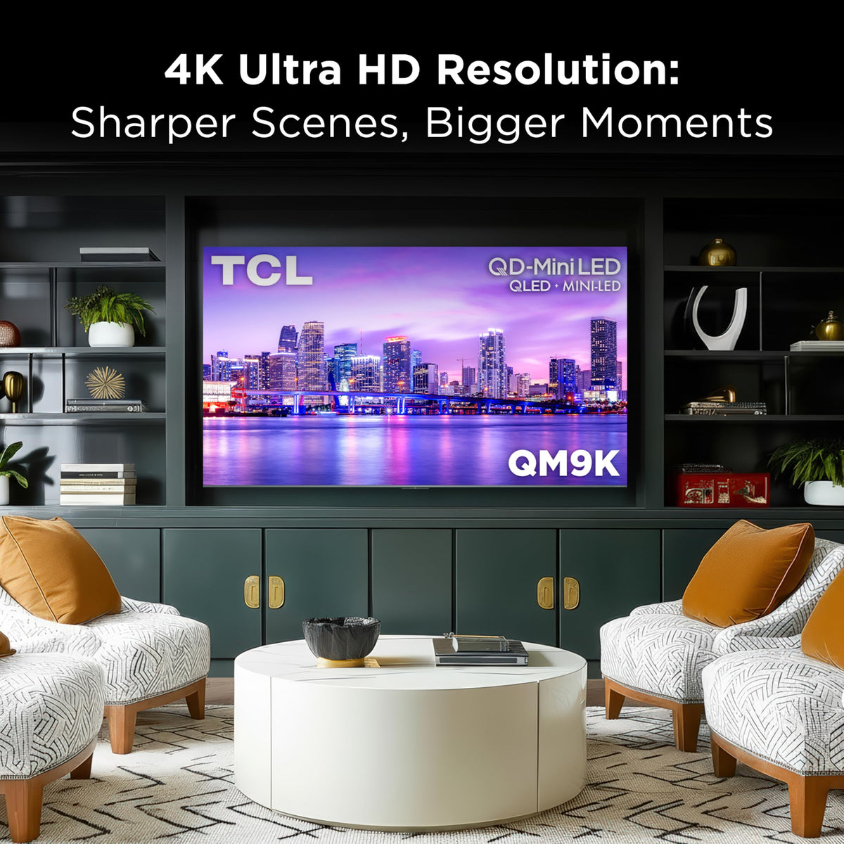 65 Inch Mini LED QLED 4K 144HZ Google TV M5396