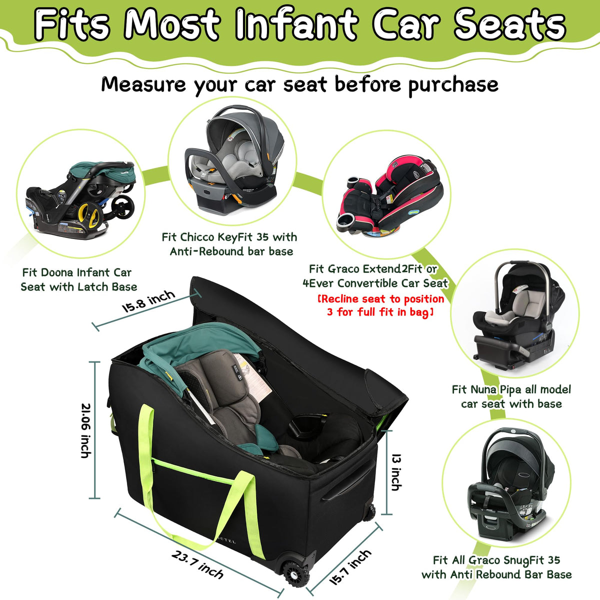 Infant Car Seat Travel Bag X68569