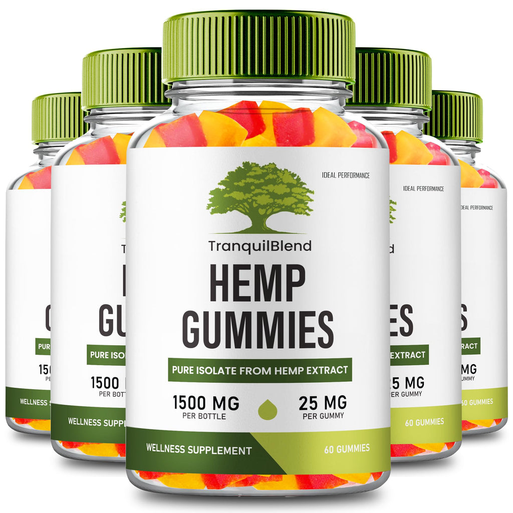 Hemp Gummies with Hemp Seeds Organic Extract 5 Pack Q569