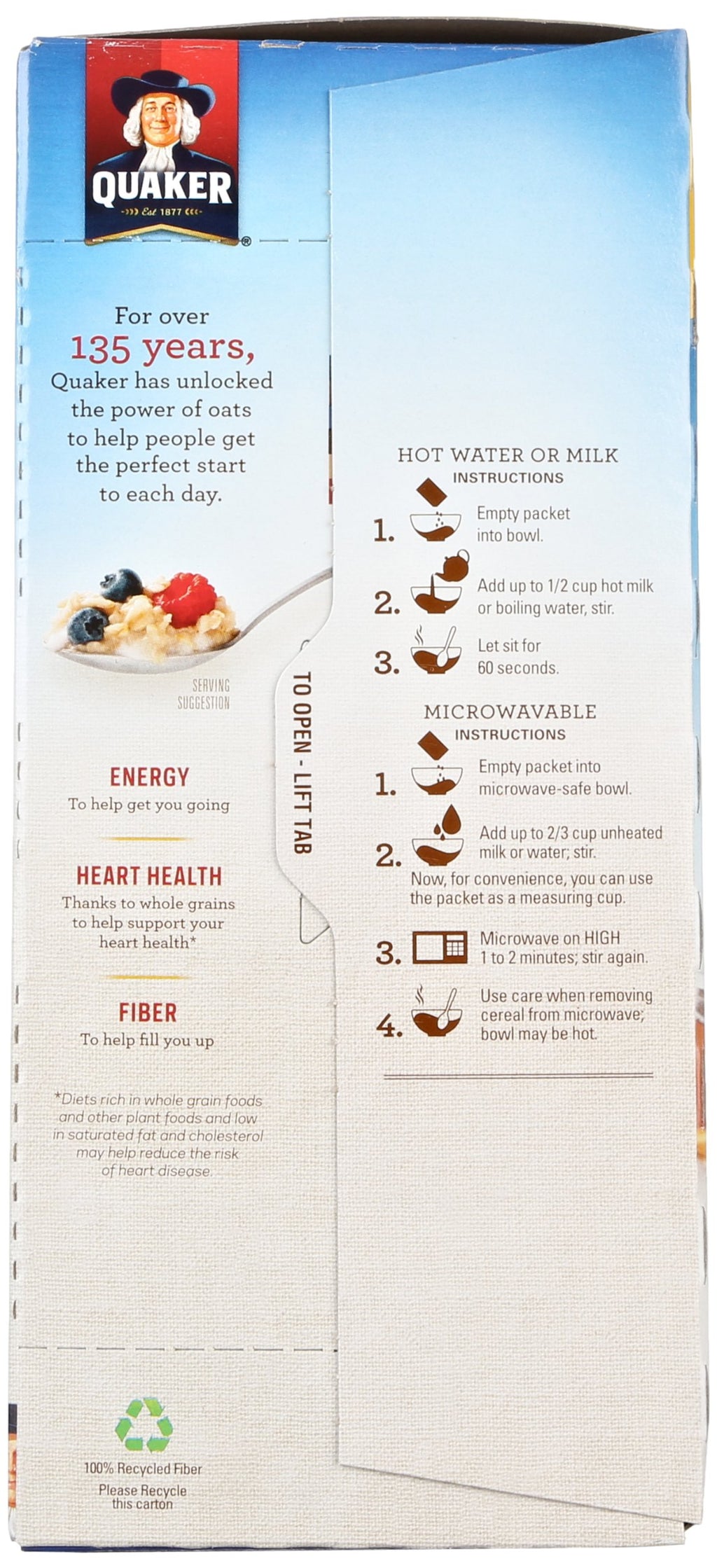 Instant Oatmeal 18 Count S72164