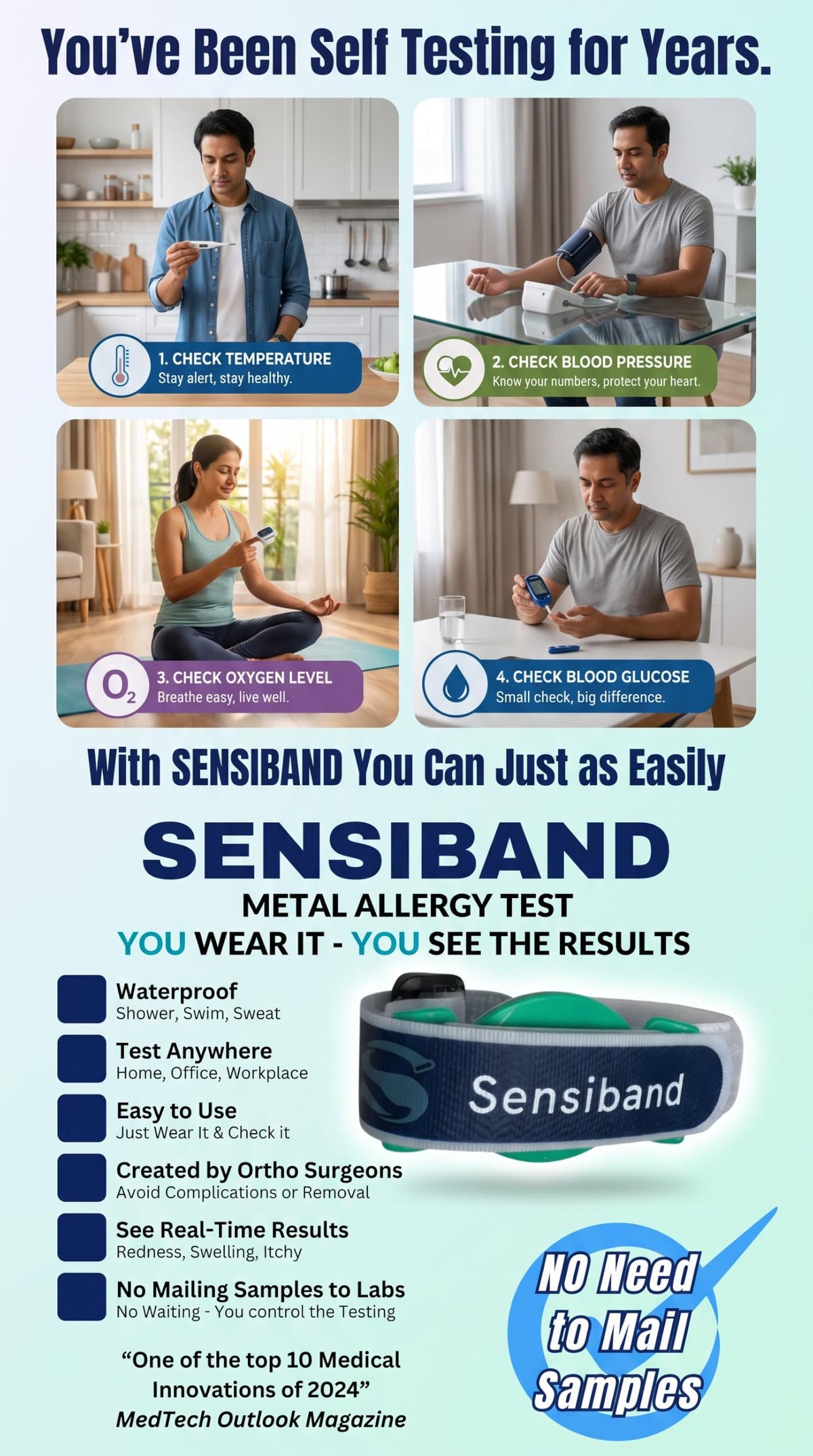 Metal Allergy Test Band G45864