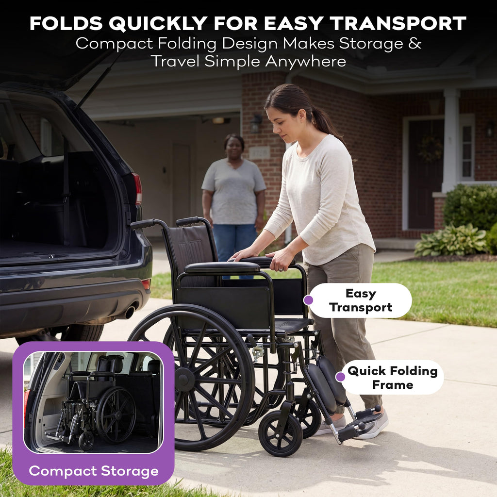 Heavy Duty Bariatric Wheelchair 700lb 30” Seat Width I4524