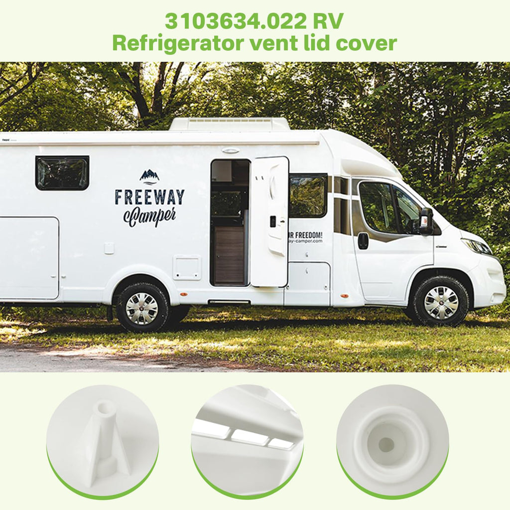 RV Refrigerator Vent Lid Cover Replacement B1339