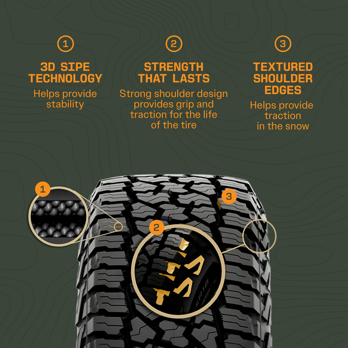 All-Terrain Tire LT275/60R20 Set of 1 C895