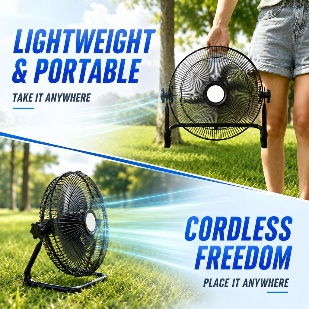 Metal Floor & Box Fan J34453