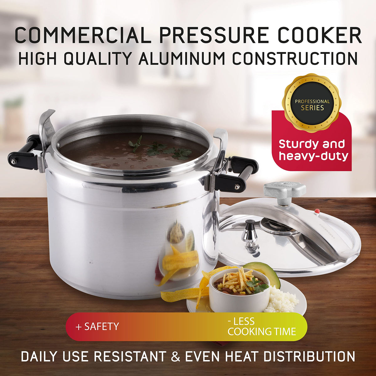 15.8-Quart Aluminum Pressure Cooker S6862