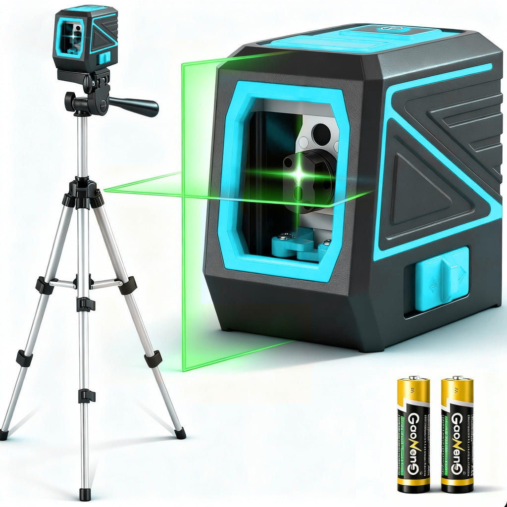 100 feet Green Cross Line Self Leveling Laser Level with Tripod G52868