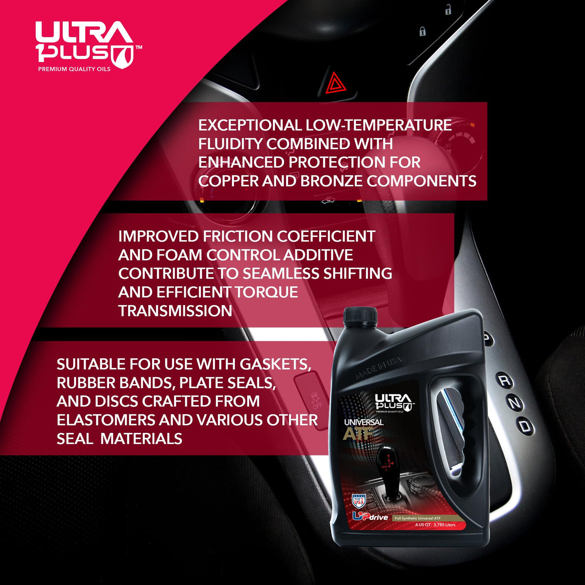 Full Synthetic Automatic Transmission Fluid 1 Gallon F43978