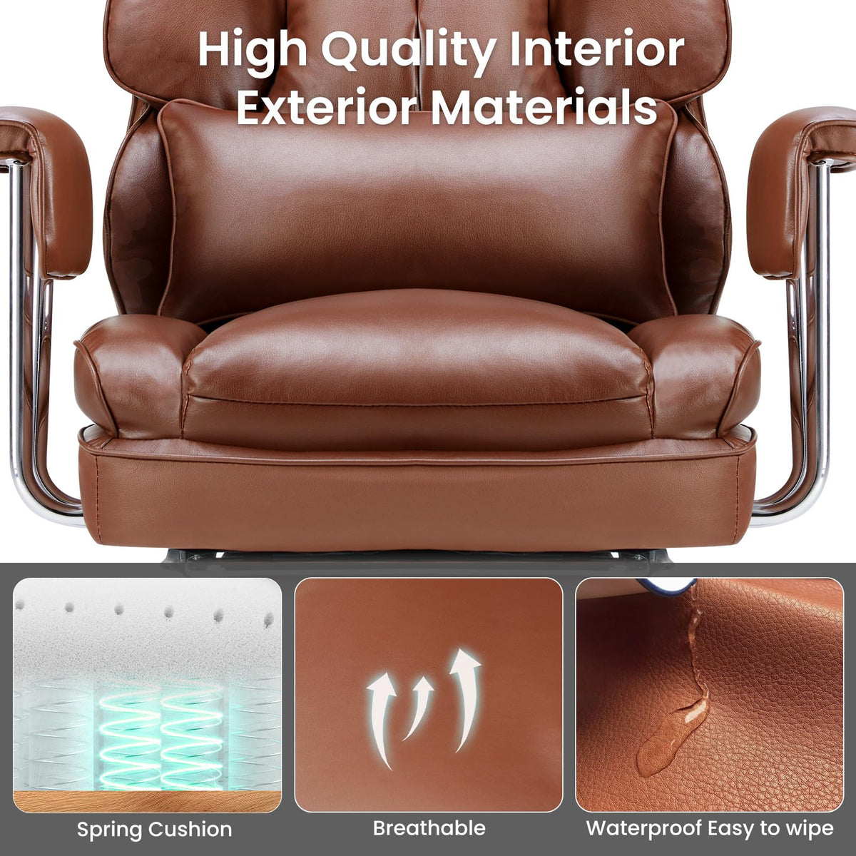 Big and Tall Executive Chair with Foot Rest Z86644