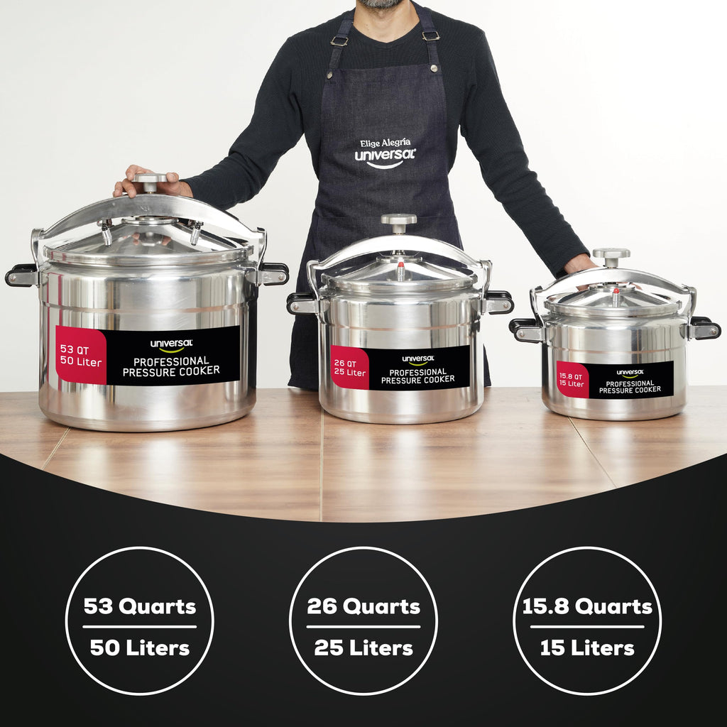 15.8-Quart Aluminum Pressure Cooker S6862