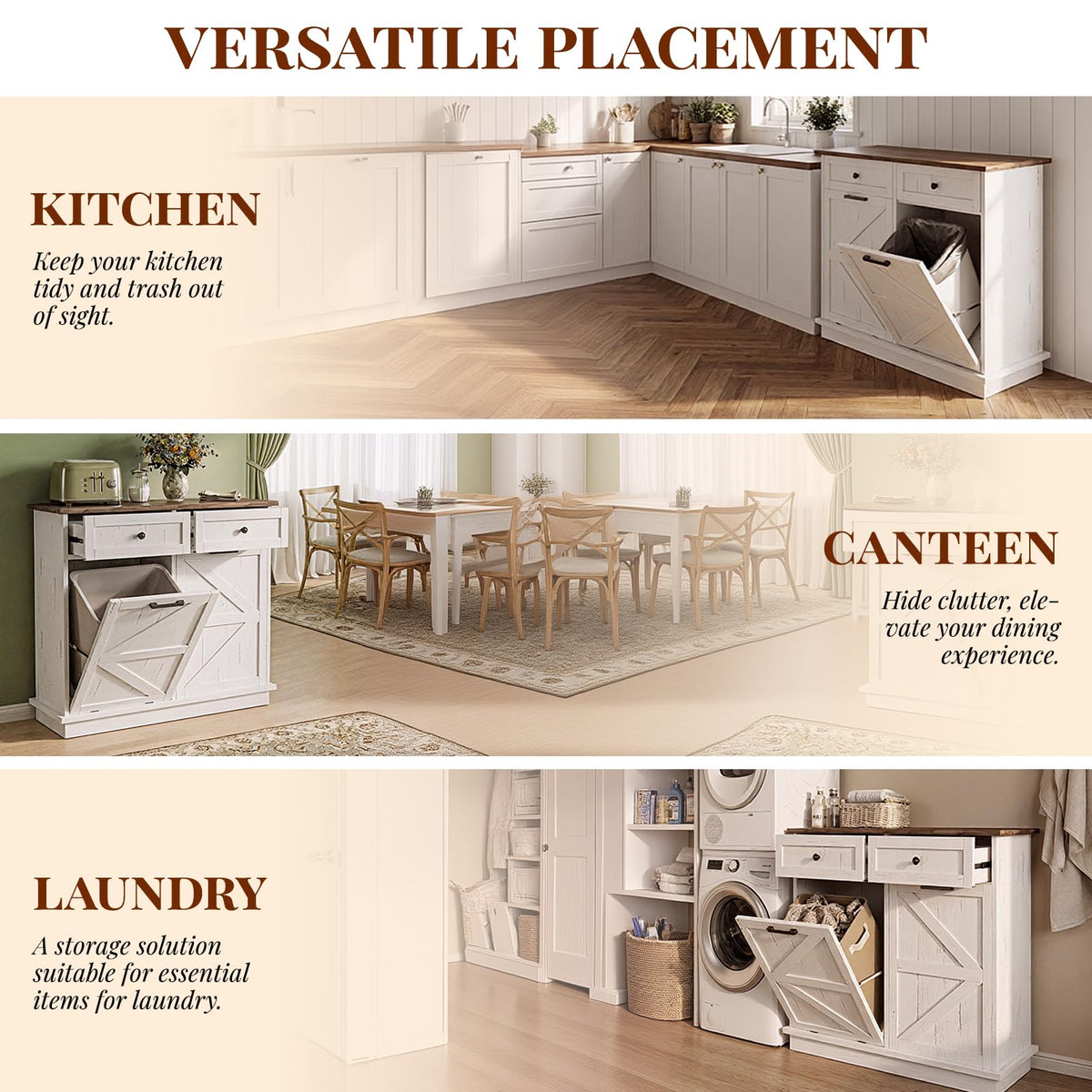 Double 10-Gal Tilt Out Trash Cabinet C186936