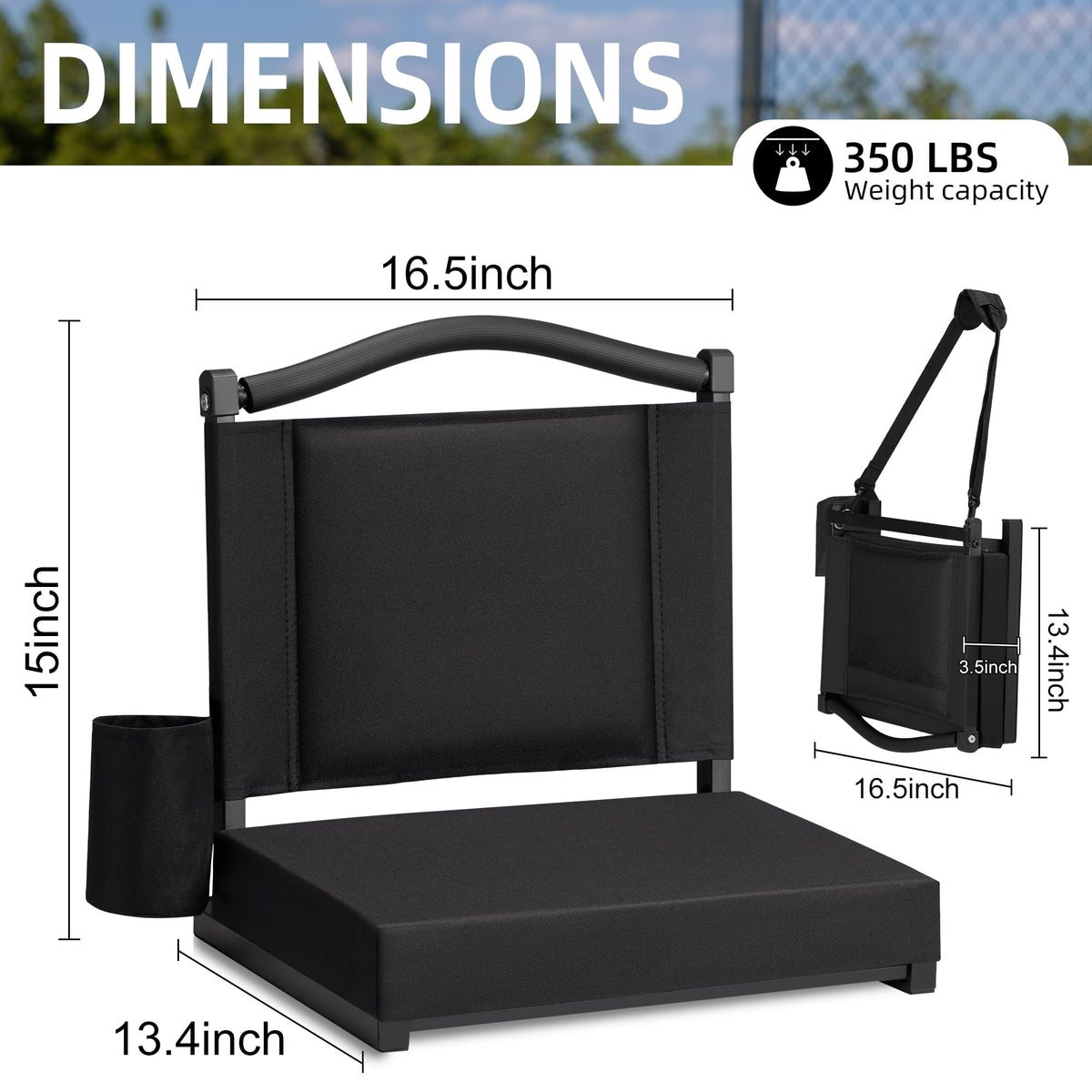 Stadium Seats with Back Support and Cushion S26741