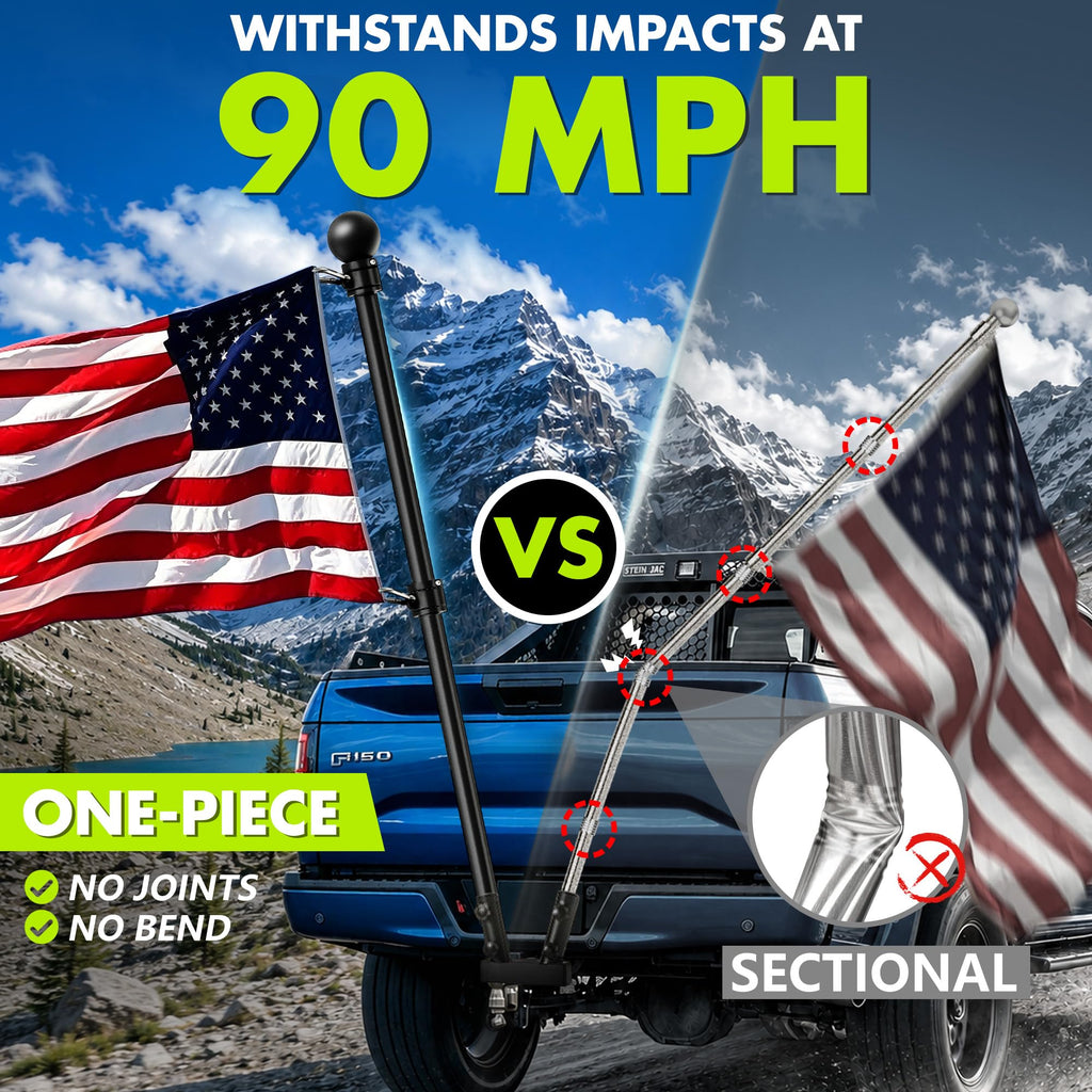 4.8FT Stainless Steel Flag Pole B9759