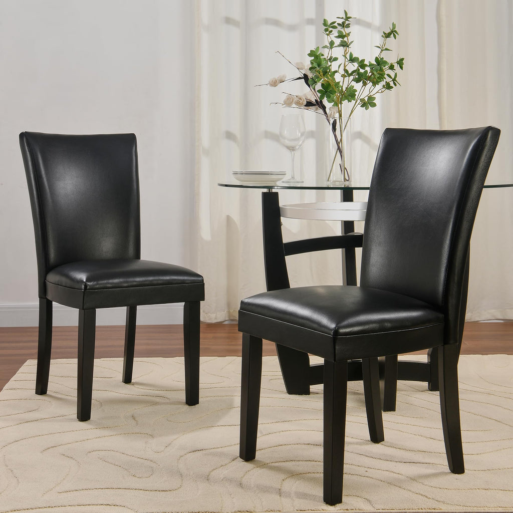 Set of 6 Solid Wood Upholstered Dining Chairs R2884