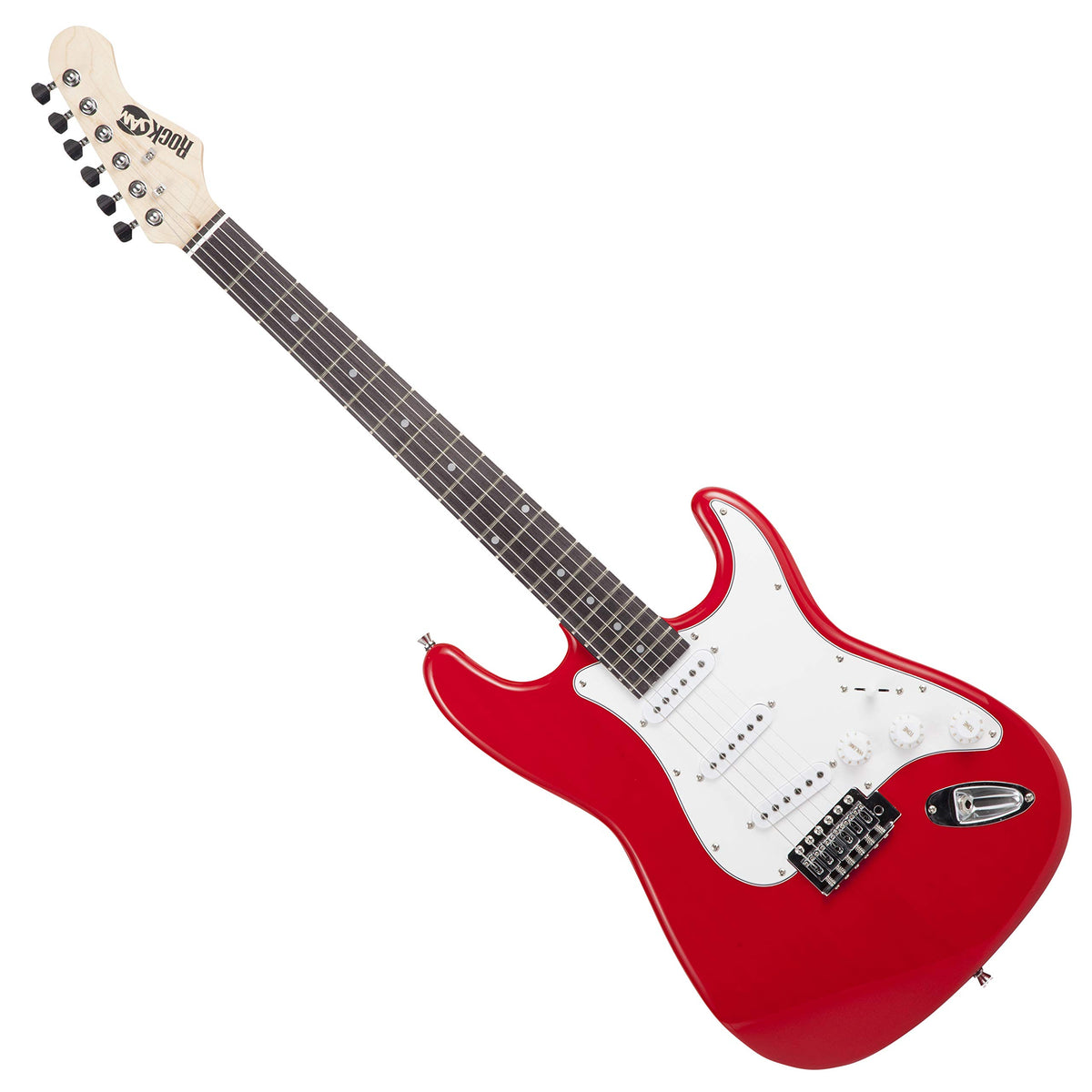 Red Full Size Electric Guitar Kit with 10W Amp & Gig Bag M174