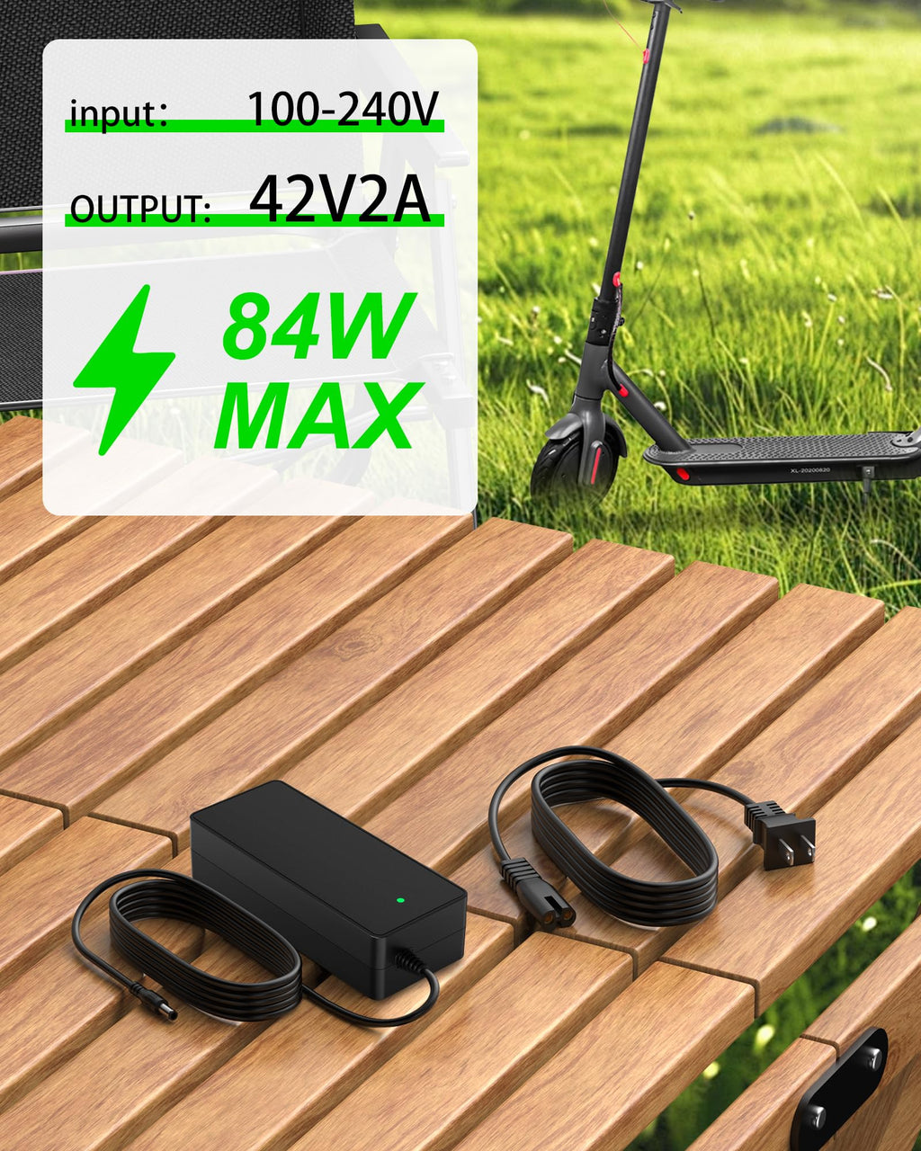 42V 2A Scooter Charger M95874