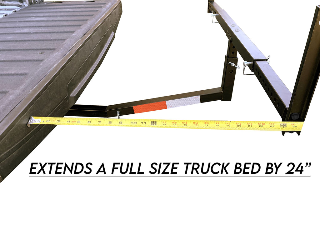 Black Hitch Mount Truck Bed Extender L42797