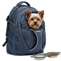 Dog Backpack Carrier, 2-in-1 Foldable 18 lbs Nylon Pet Travel Bag K574112