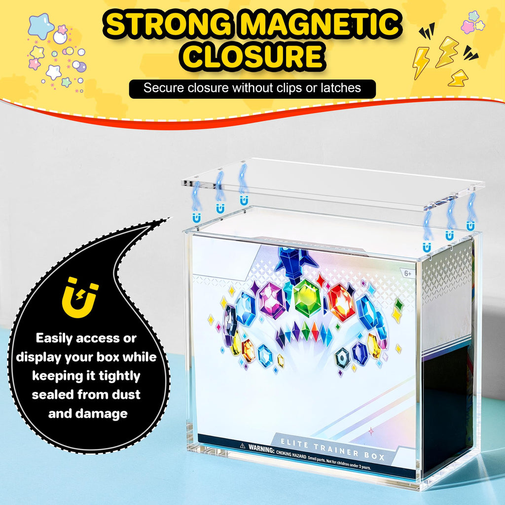 2 PCS 5mm Clear Acrylic Display Case N324749