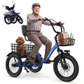 Electric Tricycle for Adults with 2 Basket Y587879